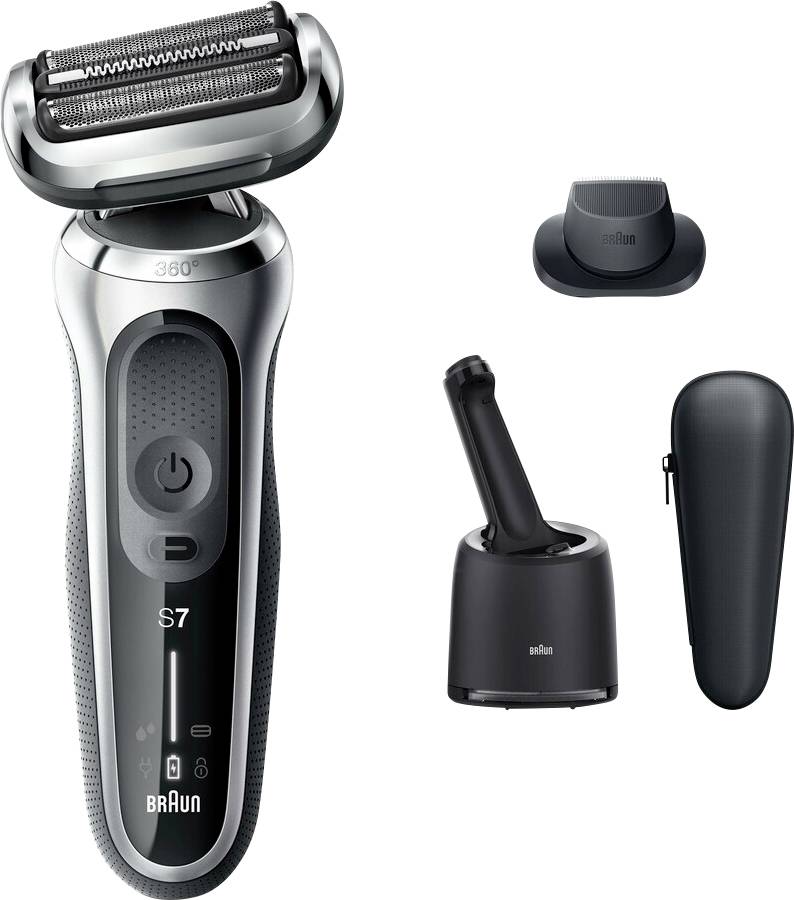 Braun 70-S7200cc Folienrasierer Schwarz/Silber