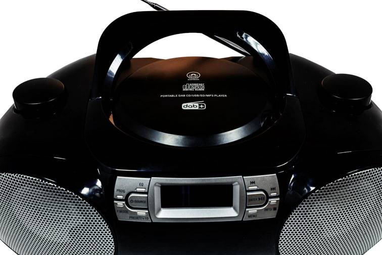 soundmaster SCD8100SW CD-Radio DAB+, UKW AUX, Bluetooth®, CD, SD, USB Schwarz