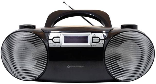 soundmaster SCD8100SW CD-Radio DAB+, UKW AUX, Bluetooth®, CD, SD, USB Schwarz