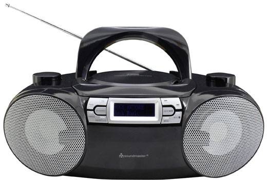 soundmaster SCD8100SW CD-Radio DAB+, UKW AUX, Bluetooth®, CD, SD, USB Schwarz