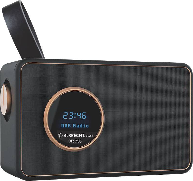 Albrecht DR 750 Tischradio DAB+, DAB, UKW Schwarz