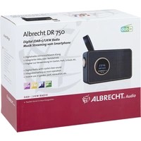 Albrecht DR 750 Tischradio DAB+, DAB, UKW Schwarz Albrecht DR 750 Tischradio DAB+, DAB, UKW Schwarz