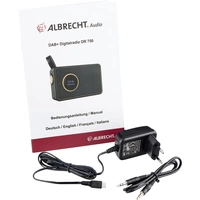 Albrecht DR 750 Tischradio DAB+, DAB, UKW Schwarz Albrecht DR 750 Tischradio DAB+, DAB, UKW Schwarz