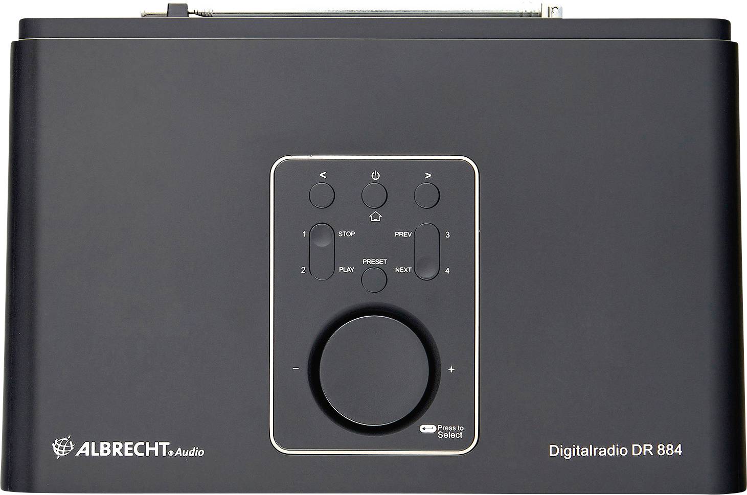 Albrecht DR 884 Internet Tischradio Internet, DAB+, DAB, UKW Internetradio Inkl. Fernbedienung Schw