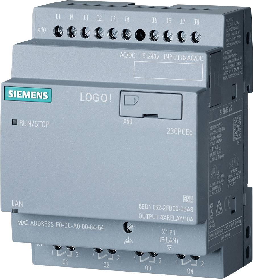 Siemens 6ED1052-2FB08-0BA1 SPS-Steuerungsmodul 115 V/DC, 230 V/DC, 115 V/AC, 230 V/AC