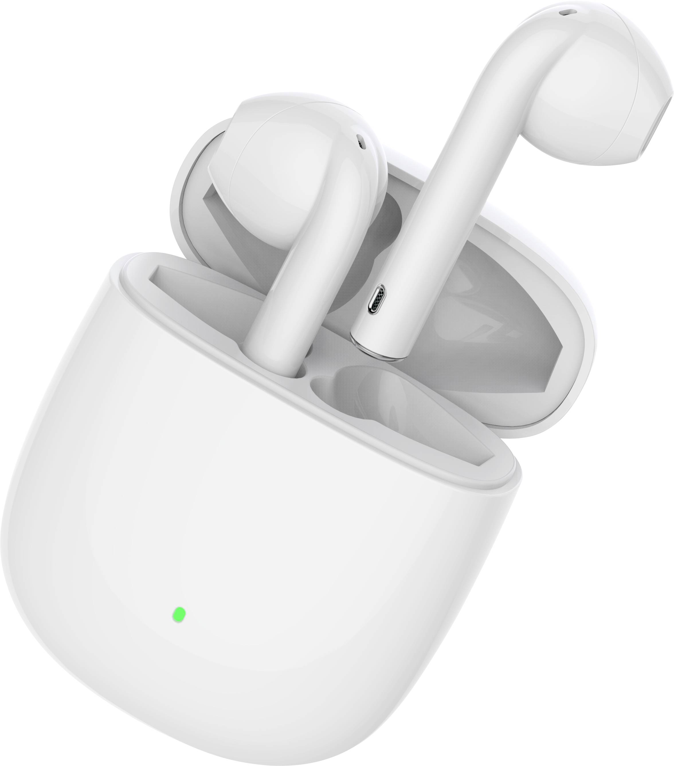 Felixx Premium AERO 3. Gen. In Ear Headset Bluetooth® Weiß Headset, Touch-Steuerung, Batterieladean