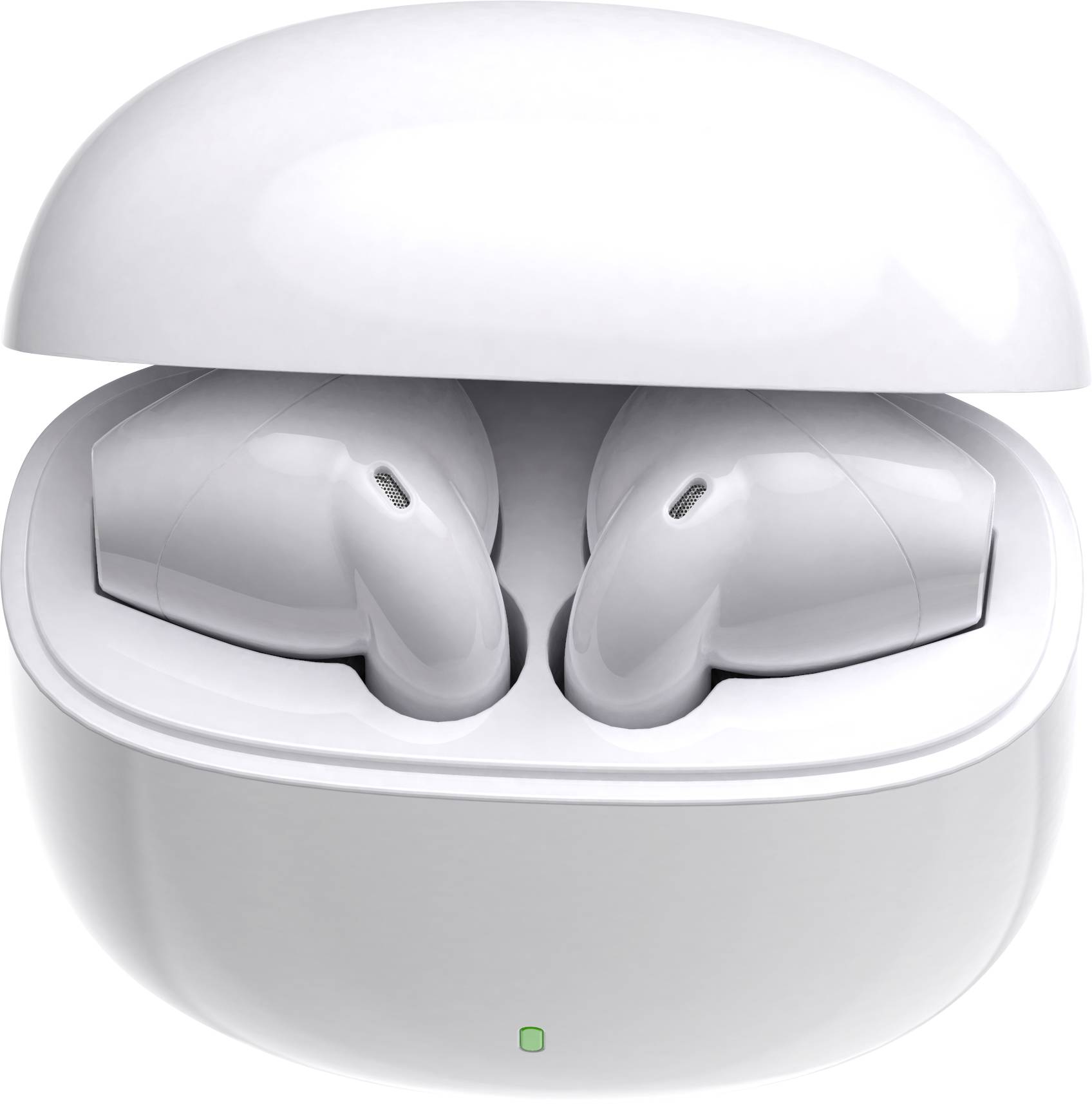 Felixx Premium AERO 3. Gen. In Ear Headset Bluetooth® Weiß Headset, Touch-Steuerung, Batterieladean