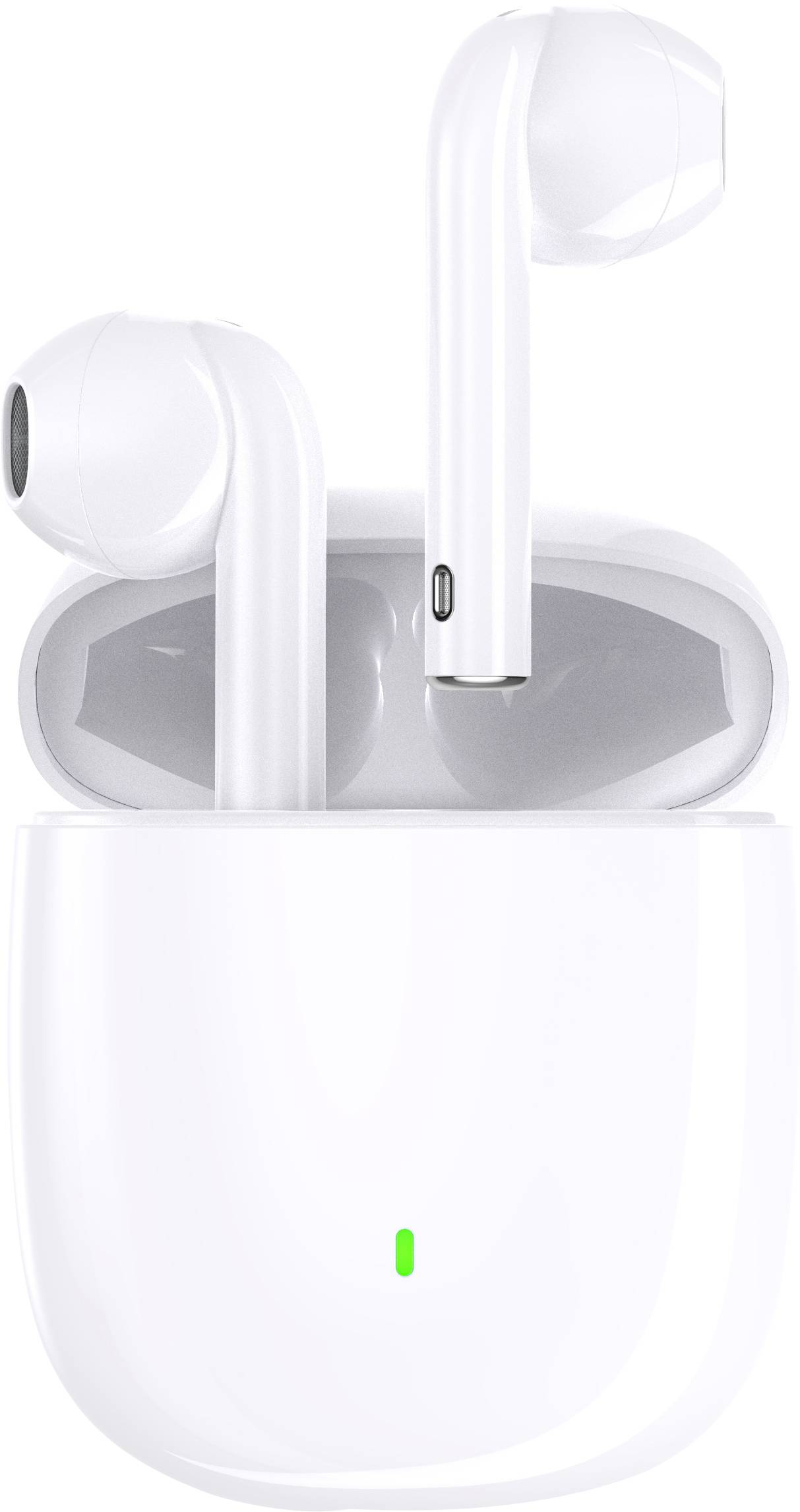 Felixx Premium AERO 3. Gen. In Ear Headset Bluetooth® Weiß Headset, Touch-Steuerung, Batterieladean