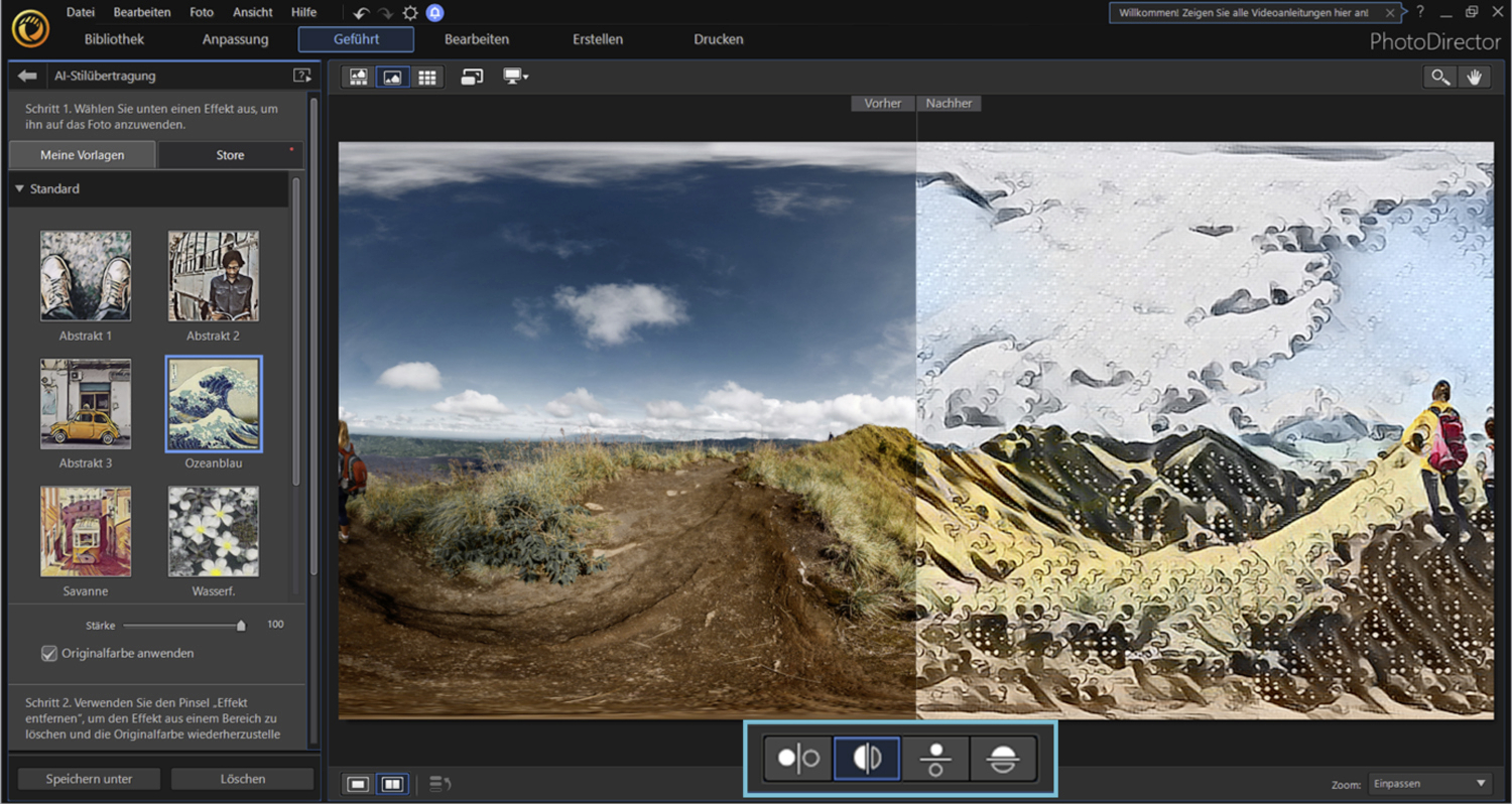 Cyberlink PhotoDirector 12 Ultra Vollversion, 1 Lizenz Windows Bildbearbeitung