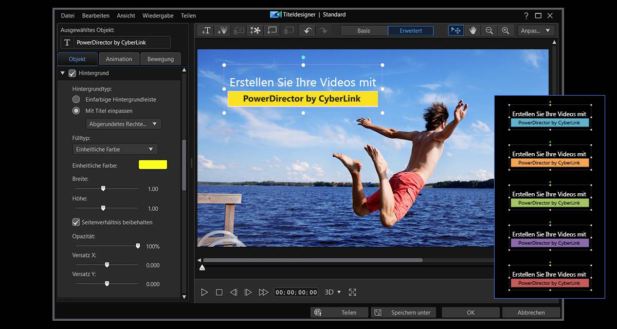Cyberlink PowerDirector 19 Ultimate Jahreslizenz, 1 Lizenz Windows Bildbearbeitung