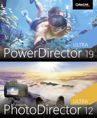 Cyberlink PowerDirector 19 Ultra & PhotoDirector 12 Ultra Duo Vollversion, 1 Lizenz Windows Bildbear