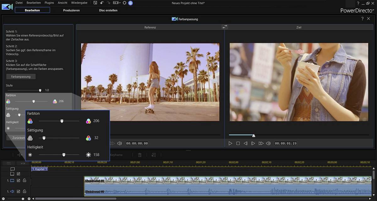 Cyberlink PowerDirector 19 Ultra & PhotoDirector 12 Ultra Duo Vollversion, 1 Lizenz Windows Bildbearbeitung