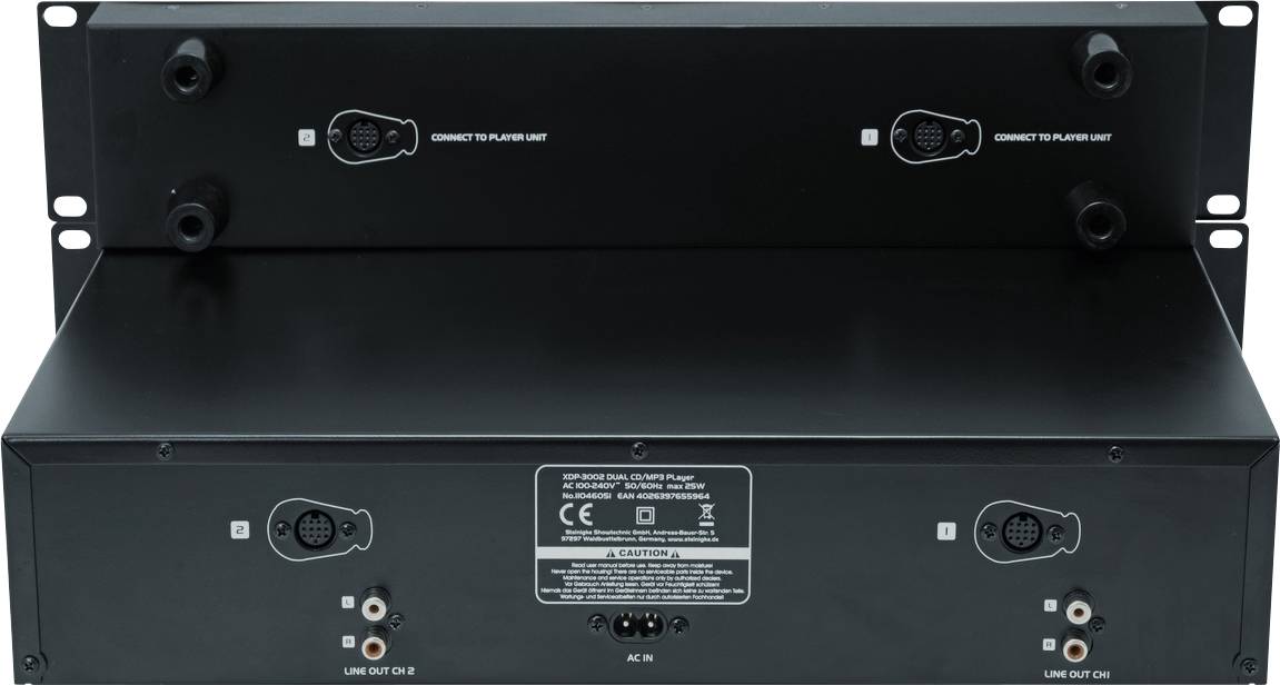 Omnitronic XDP-3002 DJ Doppel CD MP3 Player