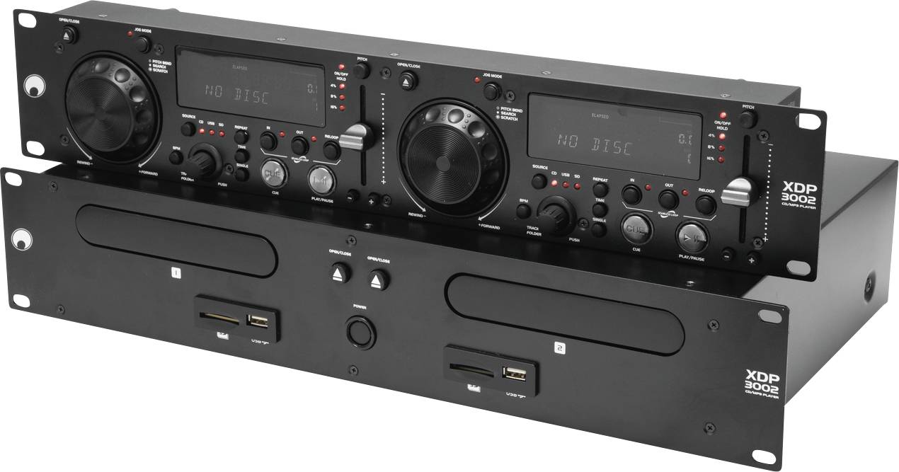 Omnitronic XDP-3002 DJ Doppel CD MP3 Player