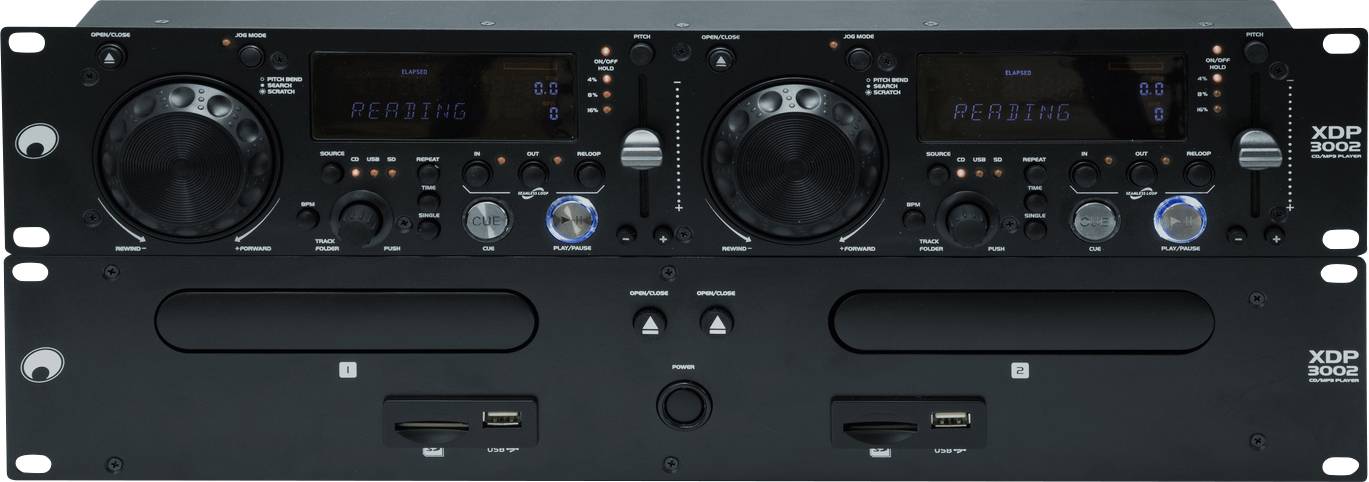 Omnitronic XDP-3002 DJ Doppel CD MP3 Player