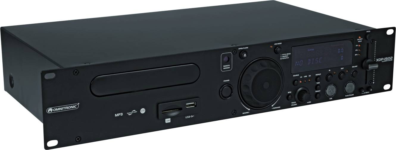 Omnitronic XDP-1502 DJ Single CD MP3 Player