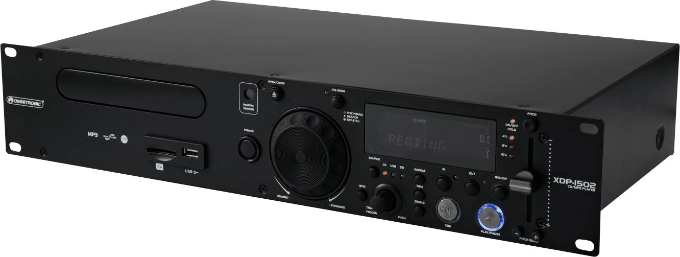 Omnitronic XDP-1502 DJ Single CD MP3 Player