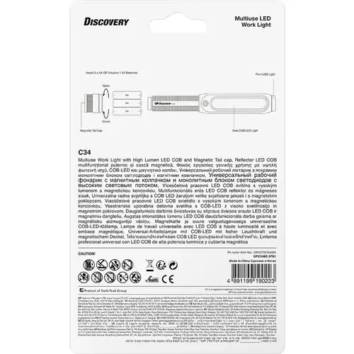 GP Discovery GPDISFFLC34BK223 Arbeitsleuchte 30 h 217.5 GP Discovery GPDISFFLC34BK223 Arbeitsleuchte 30 h 217.5