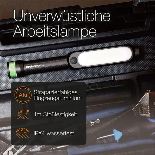 GP Discovery GPDISFFLC34BK223 Arbeitsleuchte 30 h 217.5 GP Discovery GPDISFFLC34BK223 Arbeitsleuchte 30 h 217.5