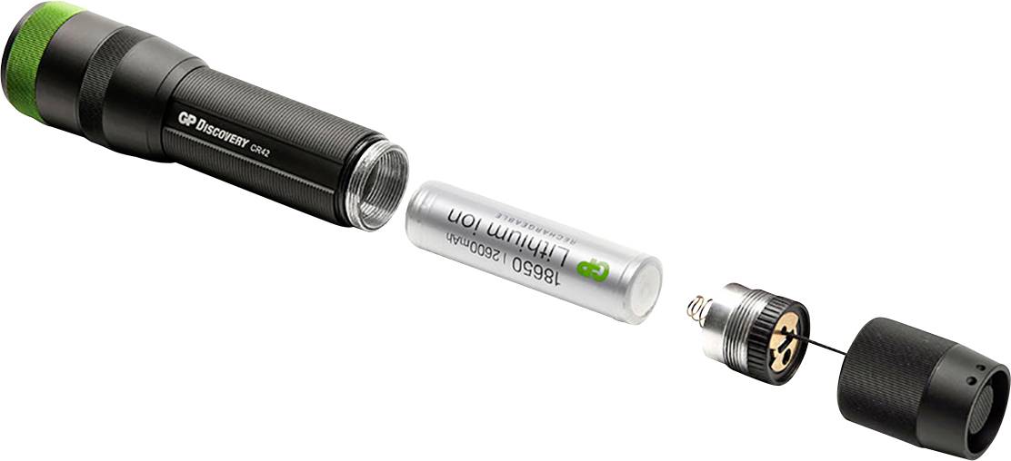 GP Discovery GPDISFLCR42BL193 Taschenlampe akkubetrieben 40h 190g