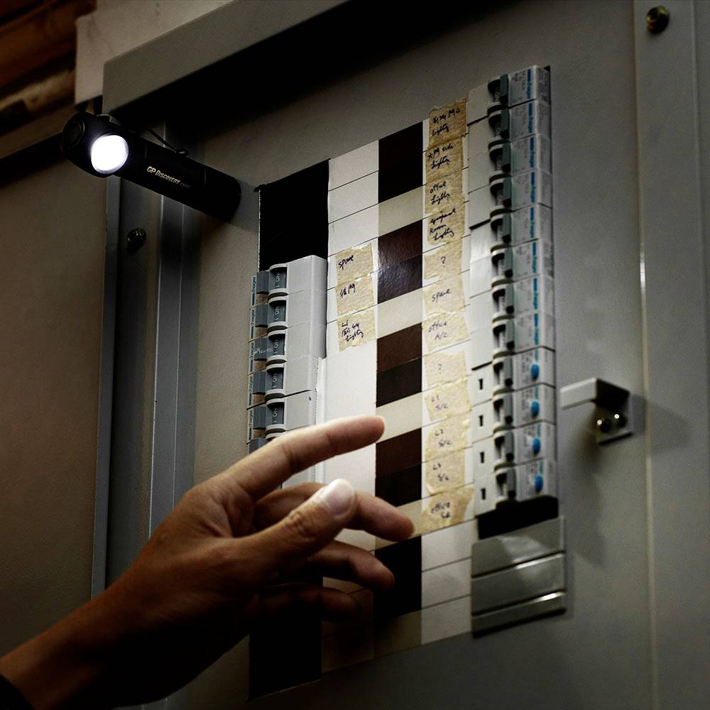 GP Discovery GPDISHLCH35BL131 Stirnlampe 60h 153g