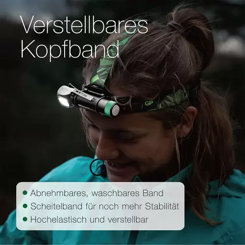 GP Discovery GPDISHLCH35BL131 Stirnlampe 60h 153g GP Discovery GPDISHLCH35BL131 Stirnlampe 60h 153g