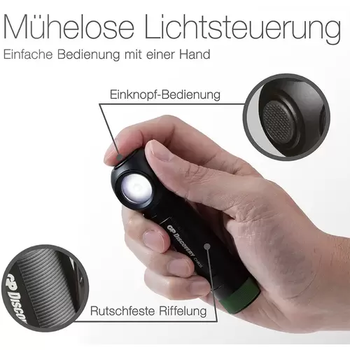 GP Discovery GPDISHLCH35BL131 Stirnlampe 60h 153g GP Discovery GPDISHLCH35BL131 Stirnlampe 60h 153g