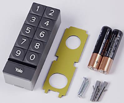 YALE 05/301000/BL Codeschloss Bluetooth-fähig