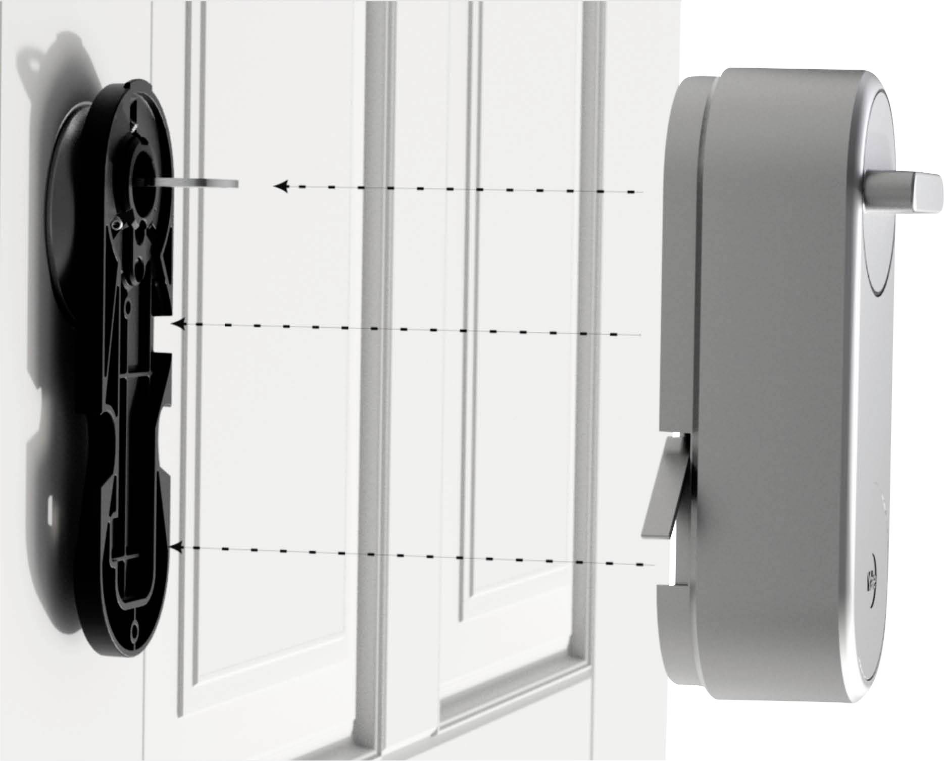 YALE 05/101200/MB Türschloss Bluetooth-fähig