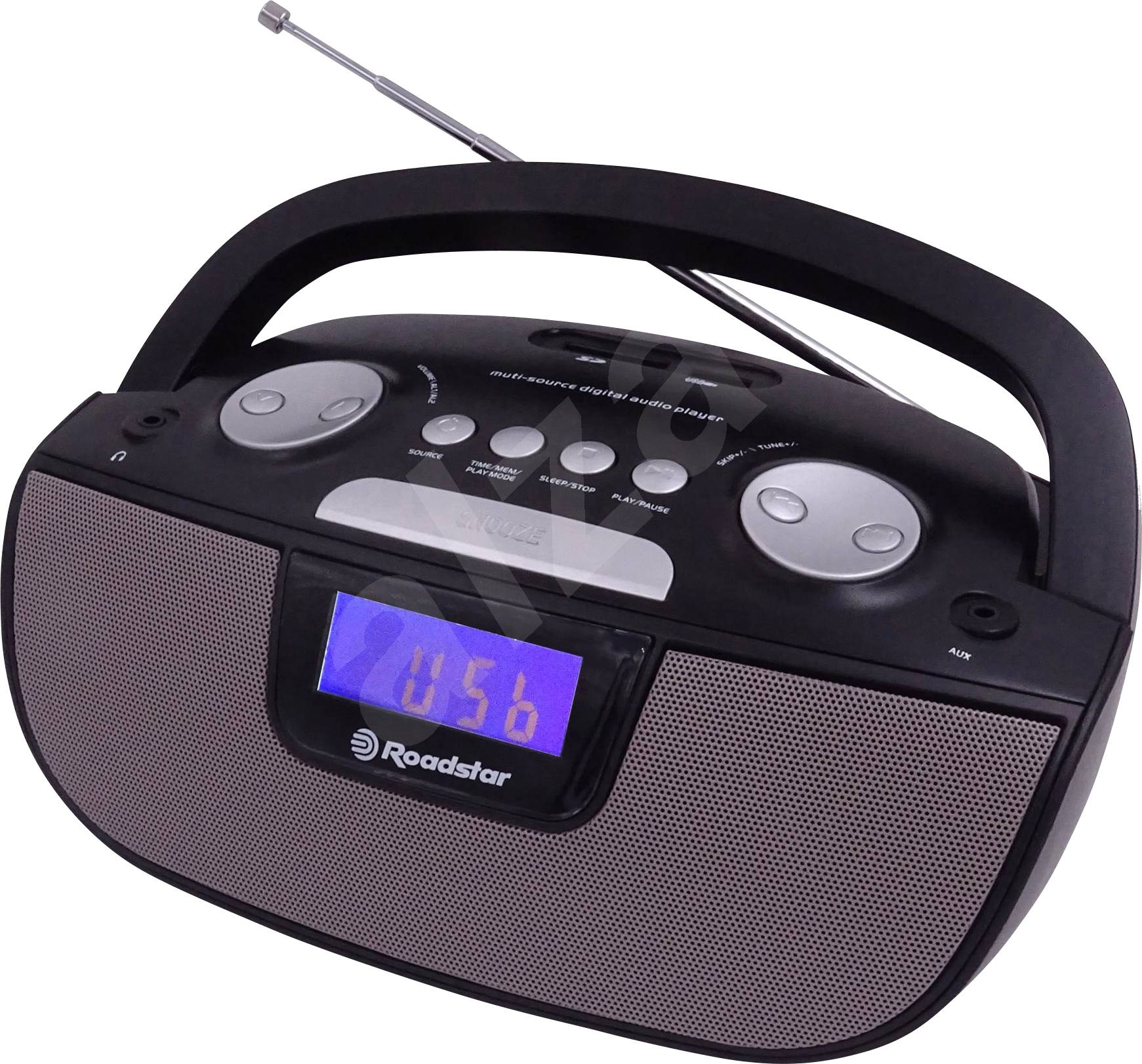 Roadstar RU-275 Radiorecorder Radiorecorder, SD, USB Schwarz