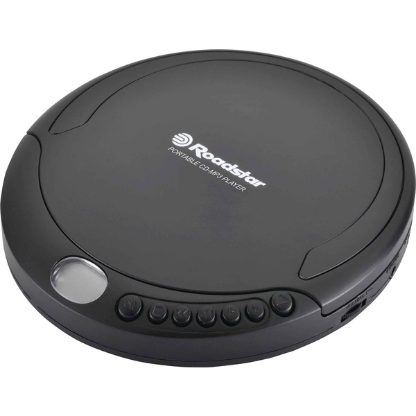 Roadstar PCD-498MP black Tragbarer CD-Player CD, CD-R, CD-RW, MP3, WMA Schwarz