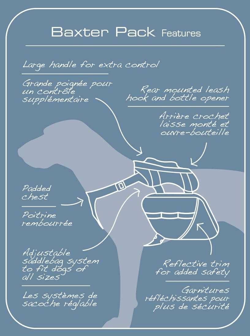 Kurgo Baxter 14 - 39 kg Hunderucksack Chilirot 1 St.