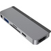 HYPER HD319B-GRAY USB-C® Dockingstation HyperDrive 6-in-1 USB-C Hub for iPad Pro/Air Passend für Ma