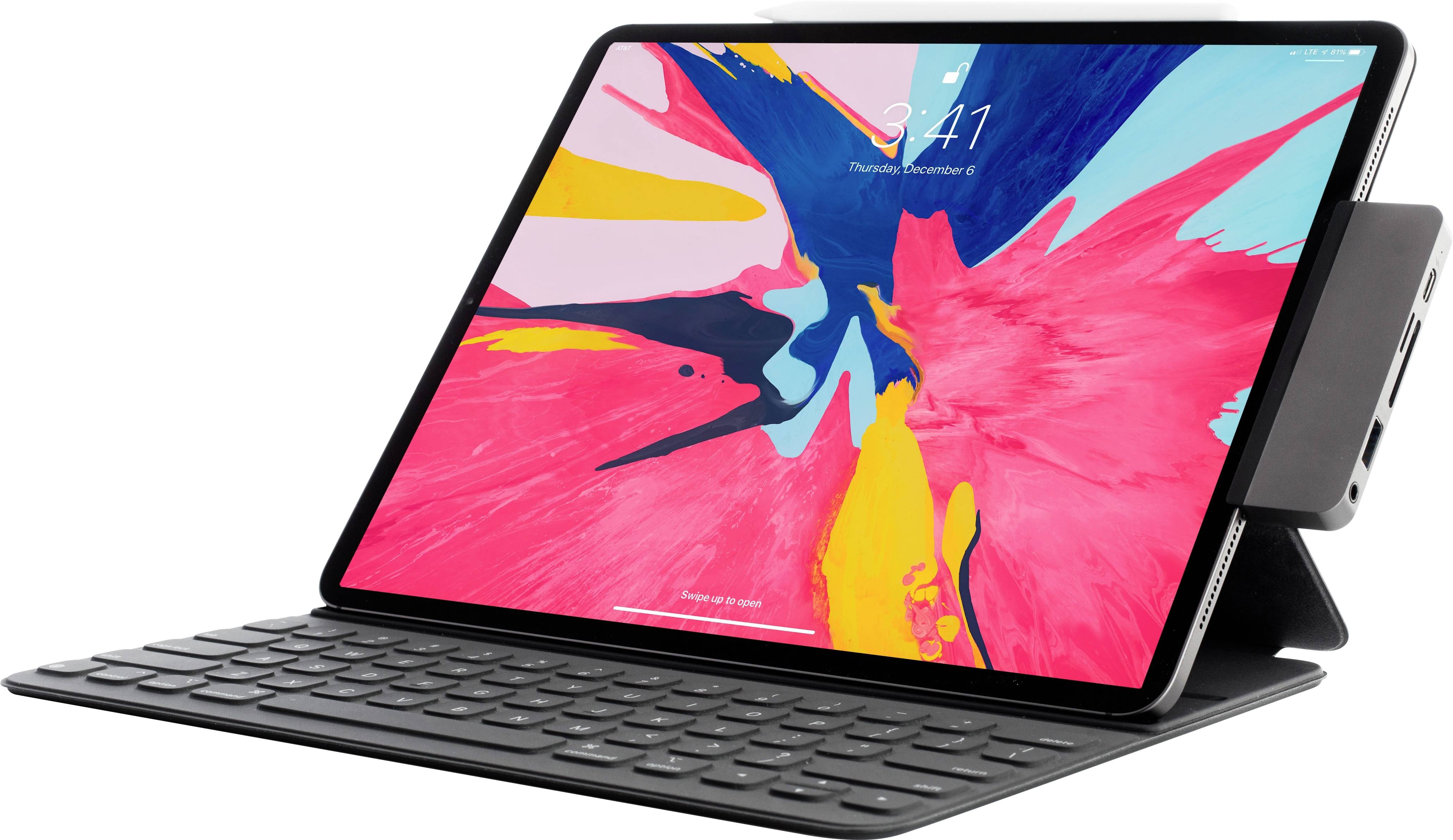 HYPER HD319B-GRAY USB-C® Dockingstation HyperDrive 6-in-1 USB-C Hub for iPad Pro/Air Passend für Ma