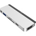 HYPER HD319B-SILVER USB-C® Dockingstation HyperDrive 6-in-1 USB-C Hub for iPad Pro/Air Passend für
