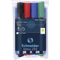Schneider Schreibgeräte Maxx 293 129394 Whiteboardmarker Set Schwarz, Rot, Blau, Grün 5St. Schneider Schreibgeräte Maxx 293 129394 Whiteboardmarker Set Schwarz, Rot, Blau, Grün 5St.