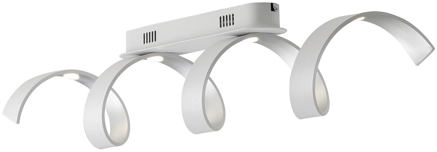 ECO-Light LED-HELIX-PL4 BCO LED-HELIX-PL4 BCO LED-Deckenleuchte LED 20W Weiß, Silber