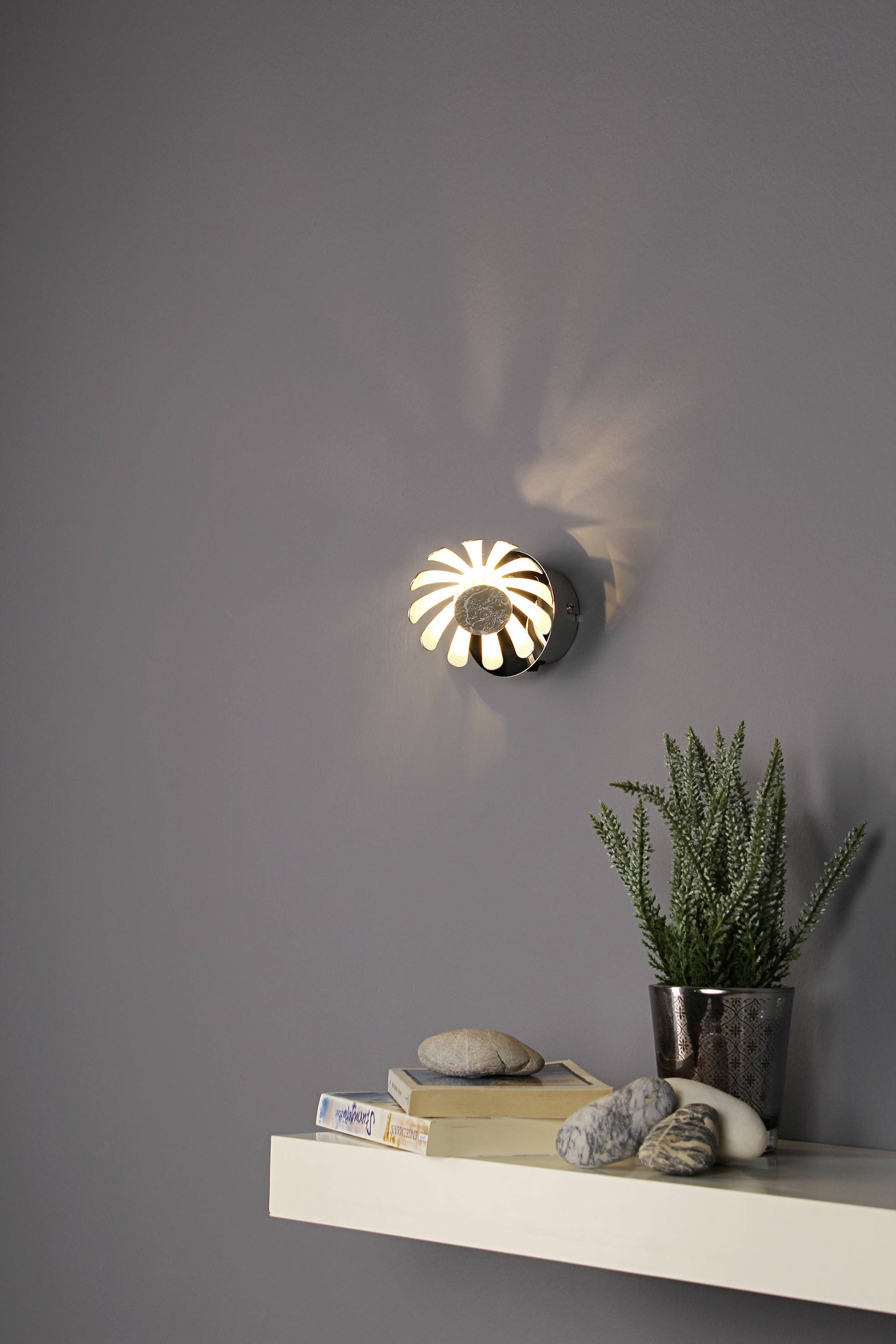 ECO-Light 9022 SI 9022 SI LED-Wandleuchte 5W LED Silber