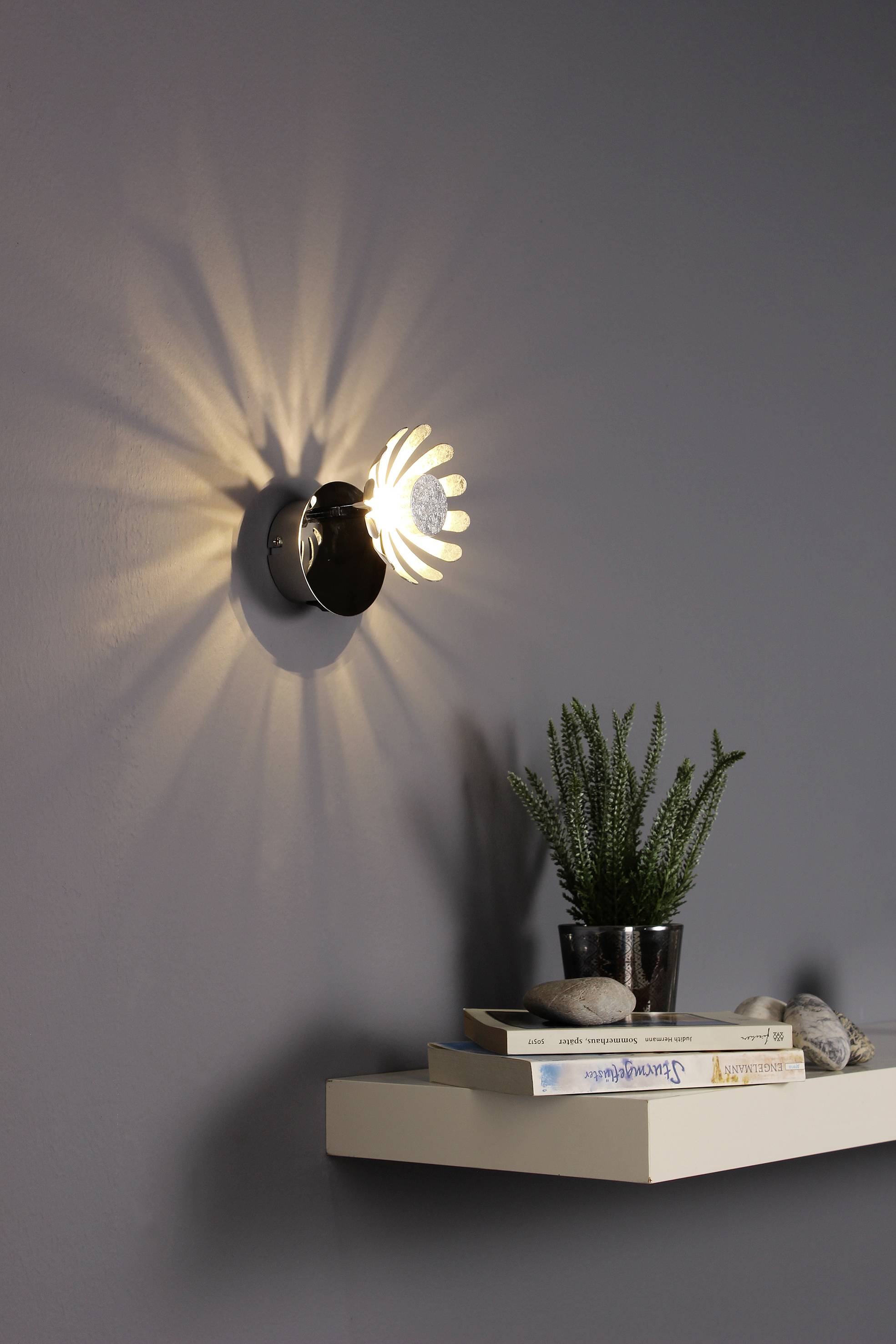 ECO-Light 9022 SI 9022 SI LED-Wandleuchte 5W LED Silber