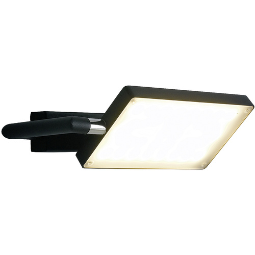 ECO-Light LED-BOOK-AP-NERO LED-BOOK-AP-NERO LED-Wandleuchte 17W Warmweiß Schwarz