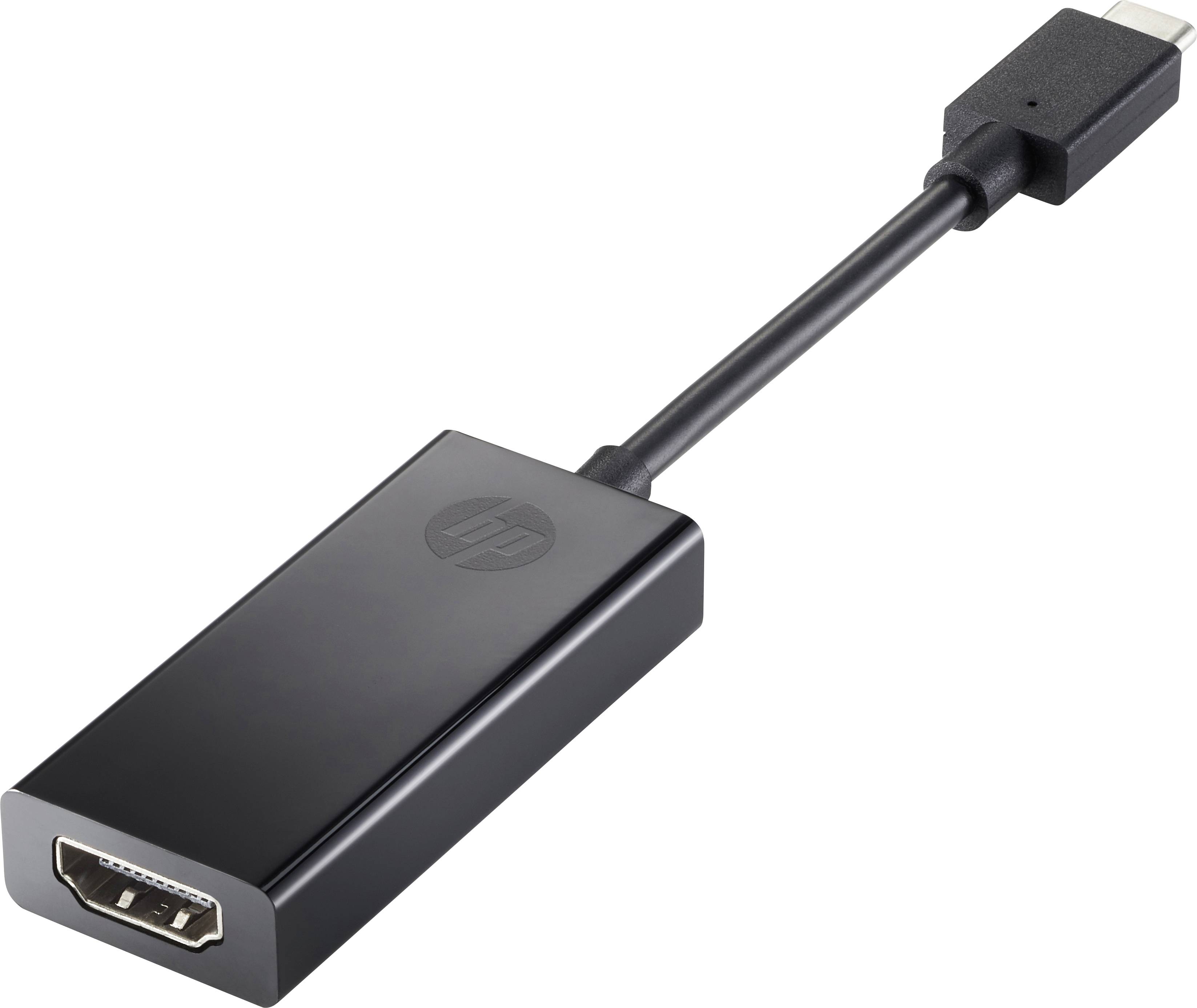 HP USB-C® / HDMI Adapter [1x USB-C® Stecker - 1x HDMI-Buchse] Schwarz