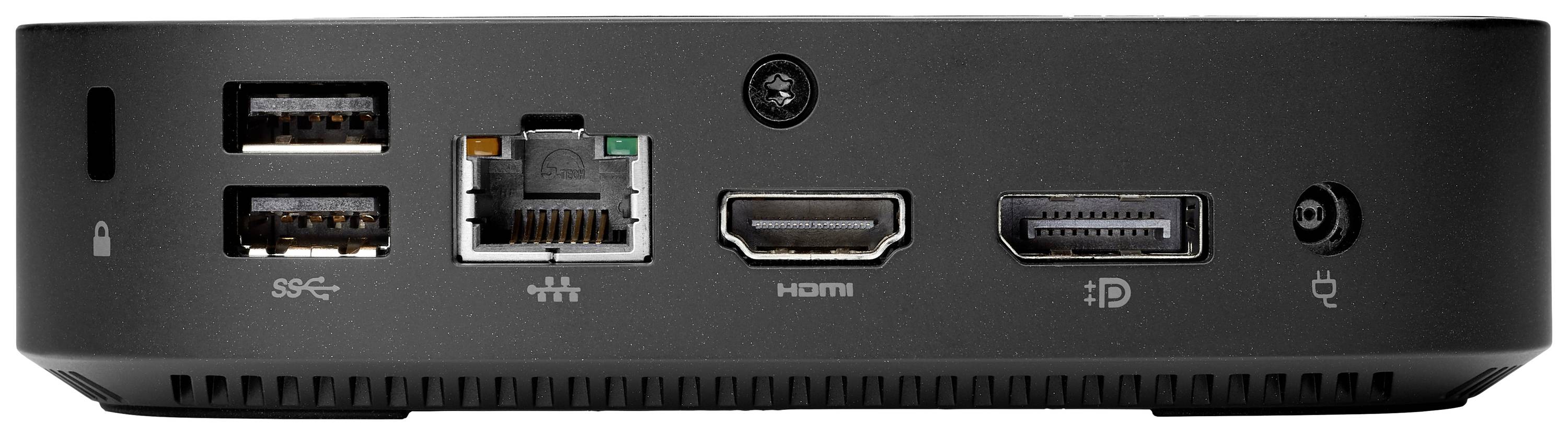 HP Thin Client t430 v2 Thin Client Intel® Celeron® N4020 2.8 GHz 4 GB RAM 64 GB SSD Win 10 IoT Enterprise 282A1AA#ABD