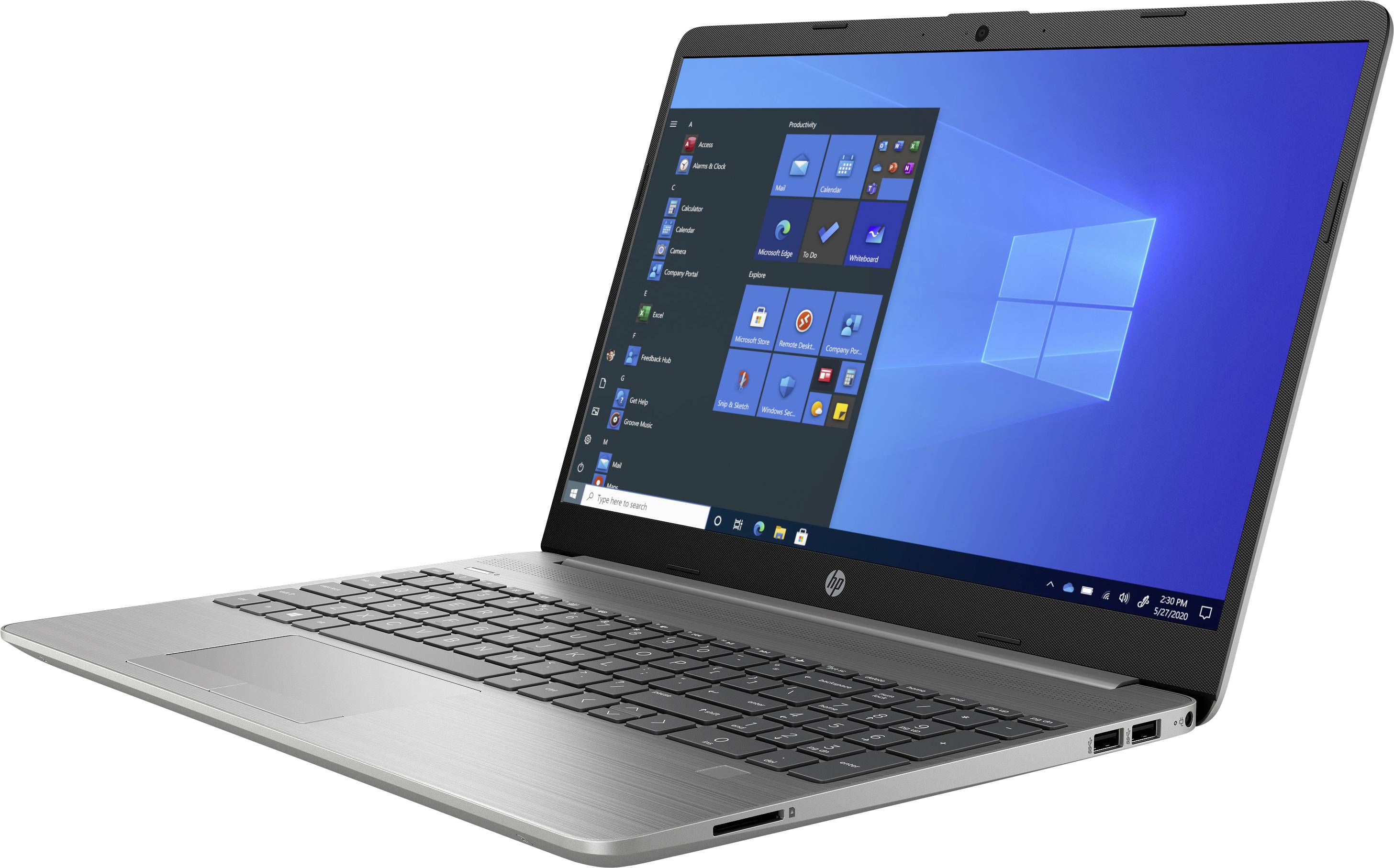 HP Notebook 255 G8 39.6cm (15.6 Zoll) Full HD AMD Ryzen™ 3 3250U 8GB RAM 256GB SSD AMD Radeon Win 10 Pro Silber 2W1E2EA#ABD
