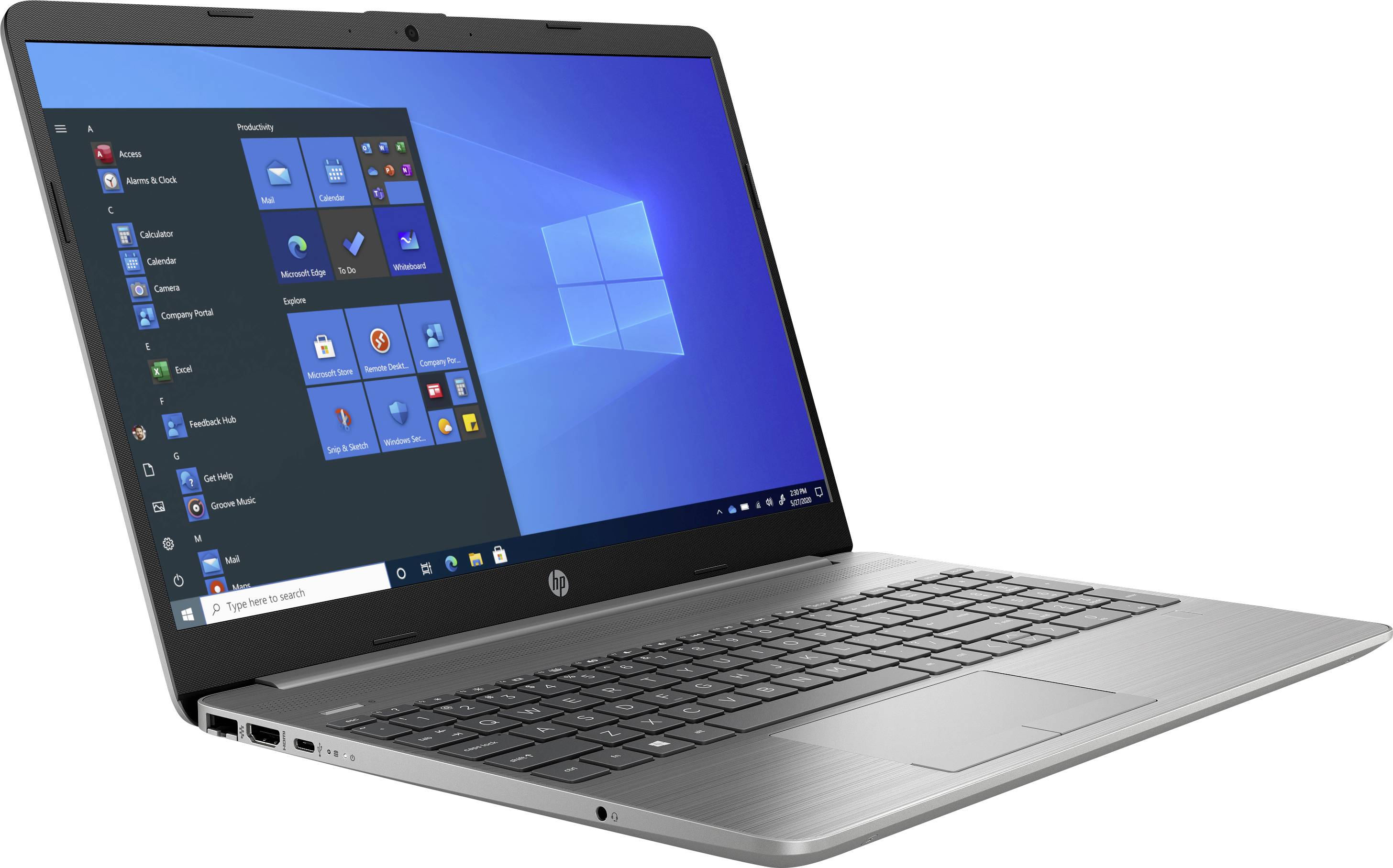 HP Notebook 255 G8 39.6cm (15.6 Zoll) Full HD AMD Ryzen™ 3 3250U 8GB RAM 256GB SSD AMD Radeon Win 10 Pro Silber 2W1E2EA#ABD