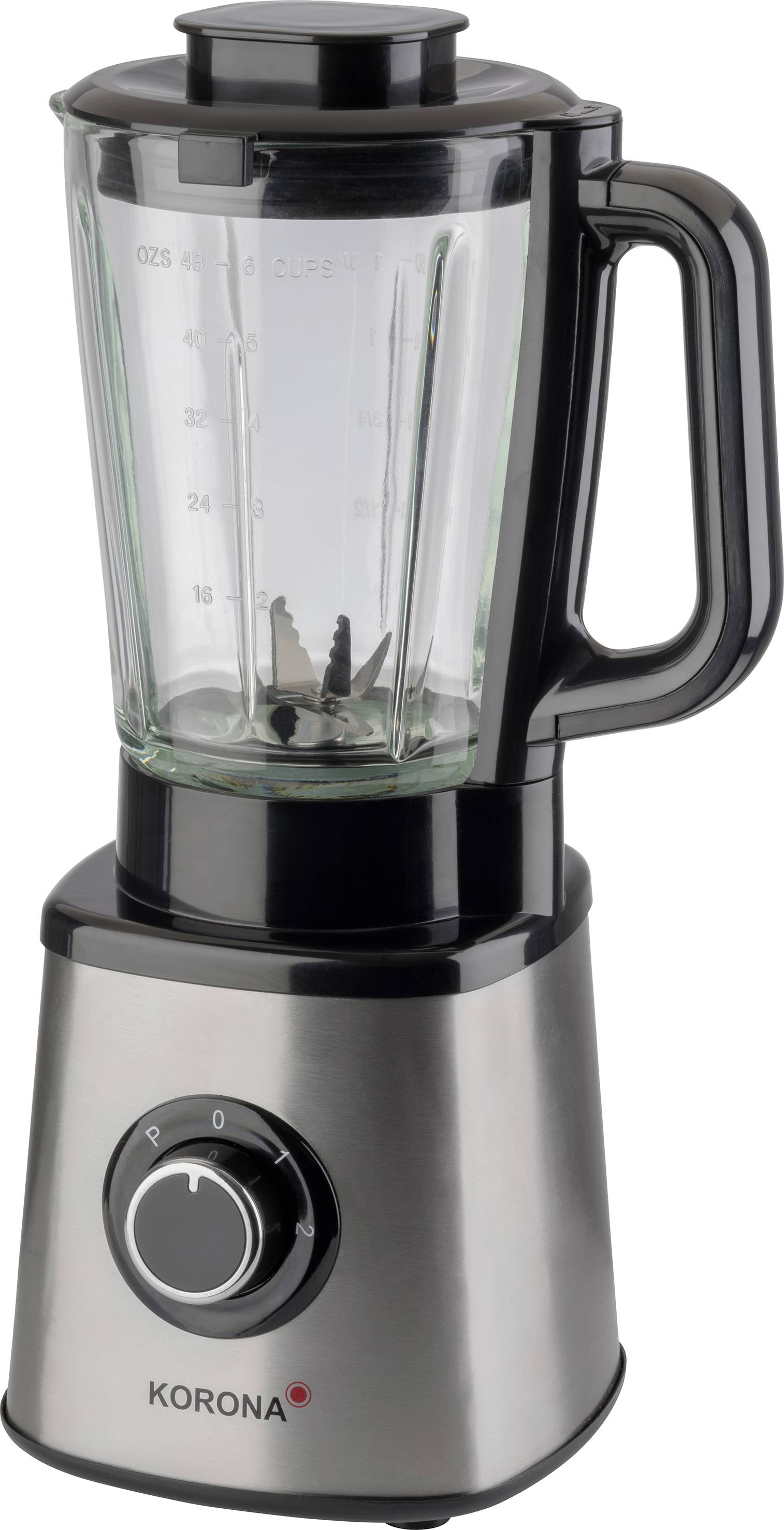 Korona Standmixer 600 W Schwarz, Edelstahl