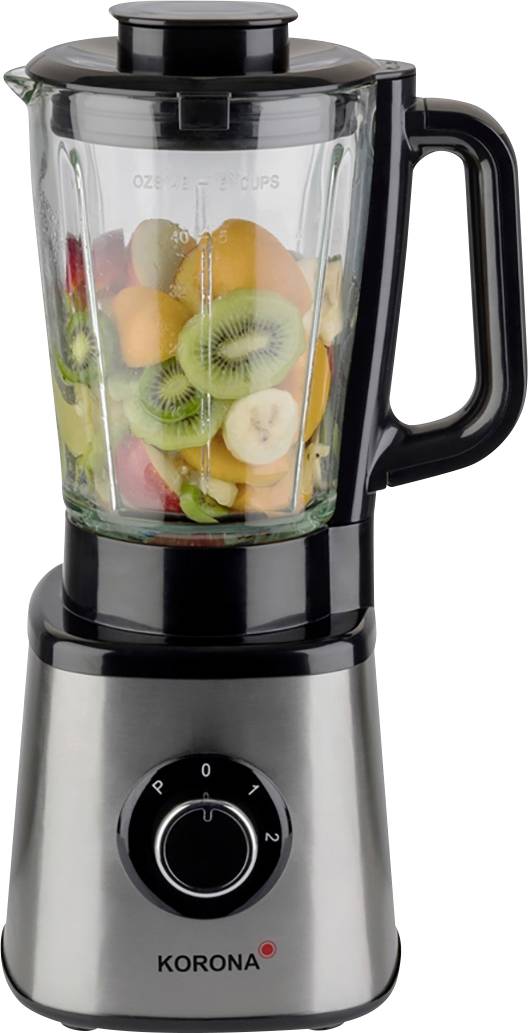 Korona Standmixer 600 W Schwarz, Edelstahl