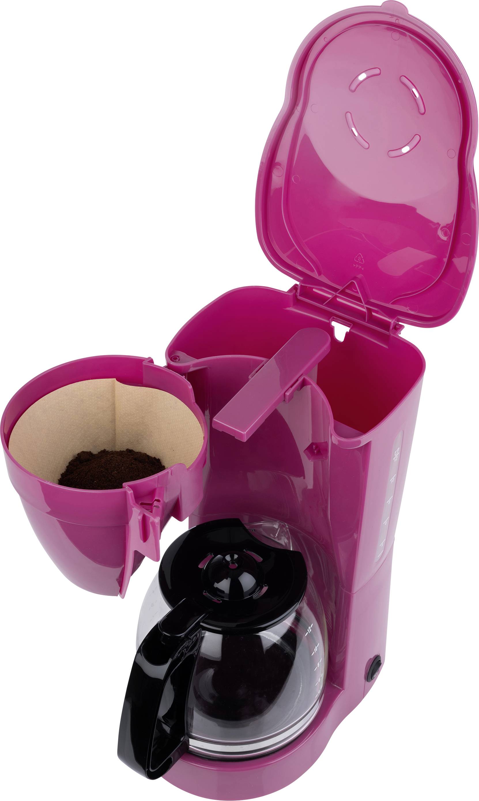 Korona Kaffeemaschine Beere Fassungsvermögen Tassen=12 Warmhaltefunktion, Glaskanne