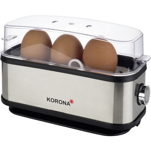 Korona Cuiseur à oeufs voyant lumineux, avec verre doseur, avec pique-œuf  noir, acier inoxydable livraison gratuite