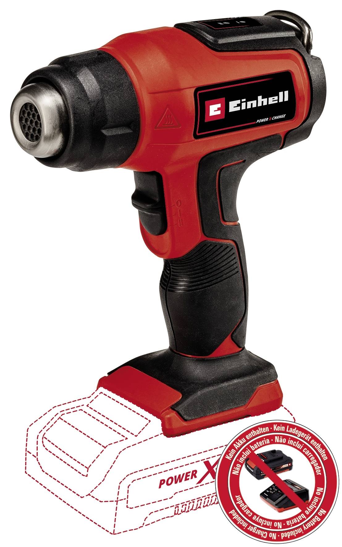 Einhell 4520500 Power X-Change TE-HA 18 Li - Solo Heißluftgebläse