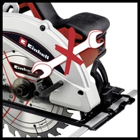 Einhell TC-CS 1410 Handkreissäge Schnitttiefe max. (90°) 67 mm 1410 W Einhell TC-CS 1410 Handkreissäge Schnitttiefe max. (90°) 67 mm 1410 W